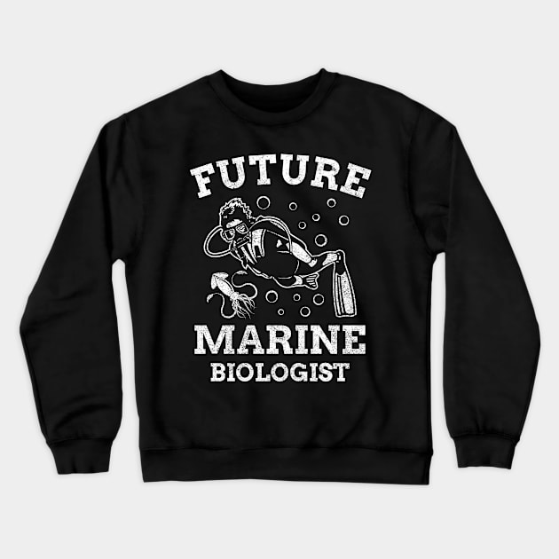 Future marine biologist Crewneck Sweatshirt by indigosstuff